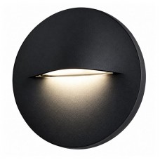 Φωτιστικό Επίτοιχο LED 3W 230V 150lm 4000K Λευκό Φως Αλουμινίου Μαύρο IP65 17-04686-2